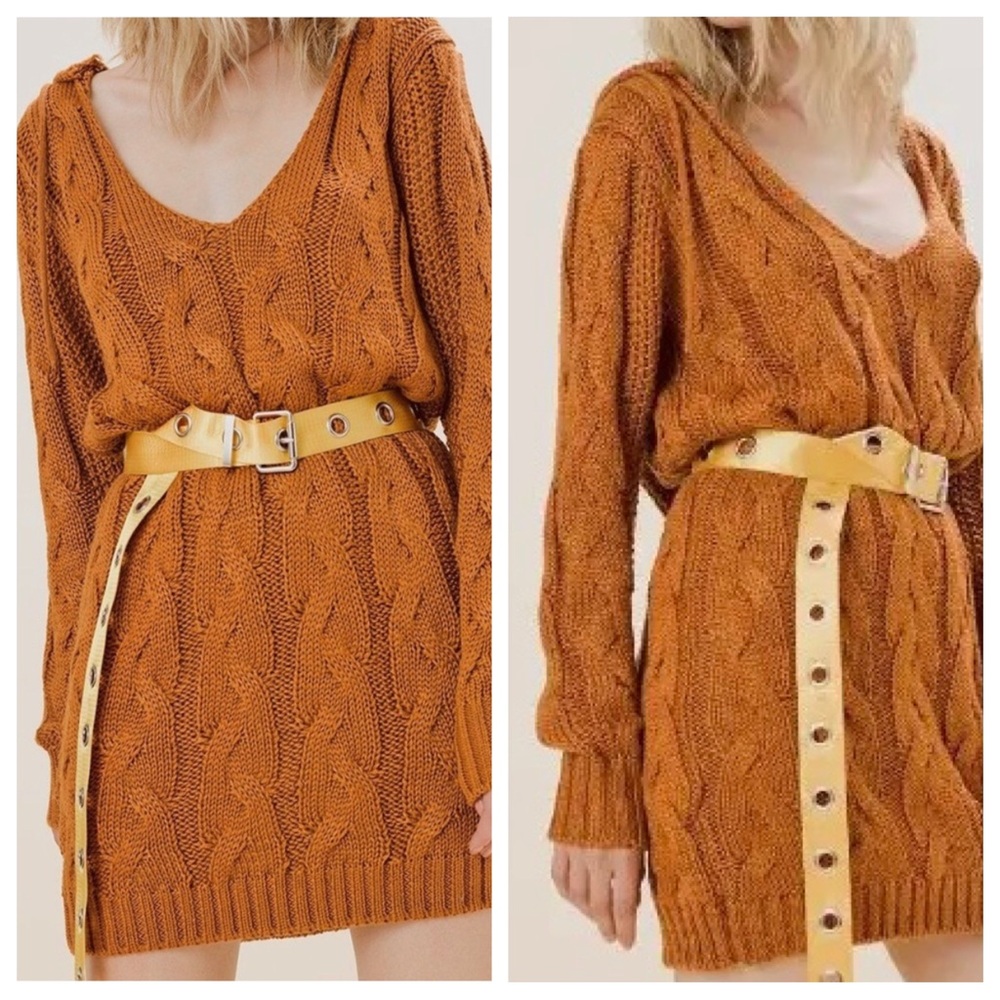FLL Knitz Mustard Tunic